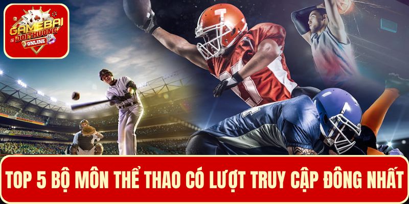 Top 5 bộ môn thể thao có lượt truy cập đông nhất mỗi ngày